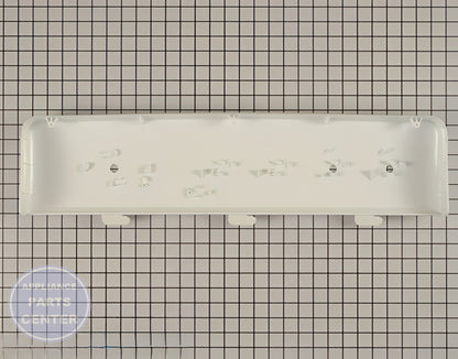 GE WHITE BACKSPLASH CONTROL PANEL WE19M1493 - Detailed view of control panel specifications
