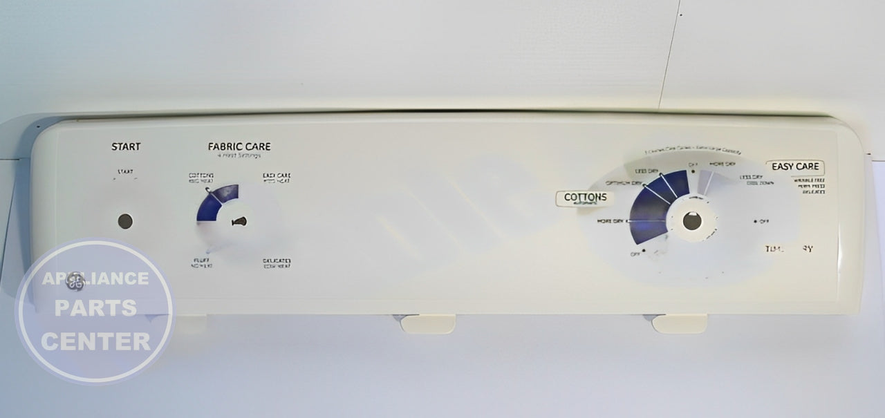 GE WASHER BACKSPLASH ASSEMBLY WE19M1494 - Installation in GE Model1 showing key mounting points