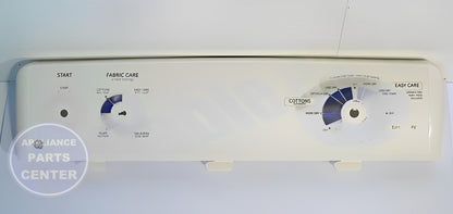 GE WASHER BACKSPLASH ASSEMBLY WE19M1494 - Installation in GE Model1 showing key mounting points