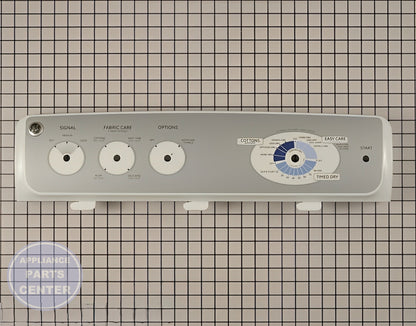 GE Control Panel WE19M1511 - Main view showing intuitive controls for GE Model XYZ Dryer