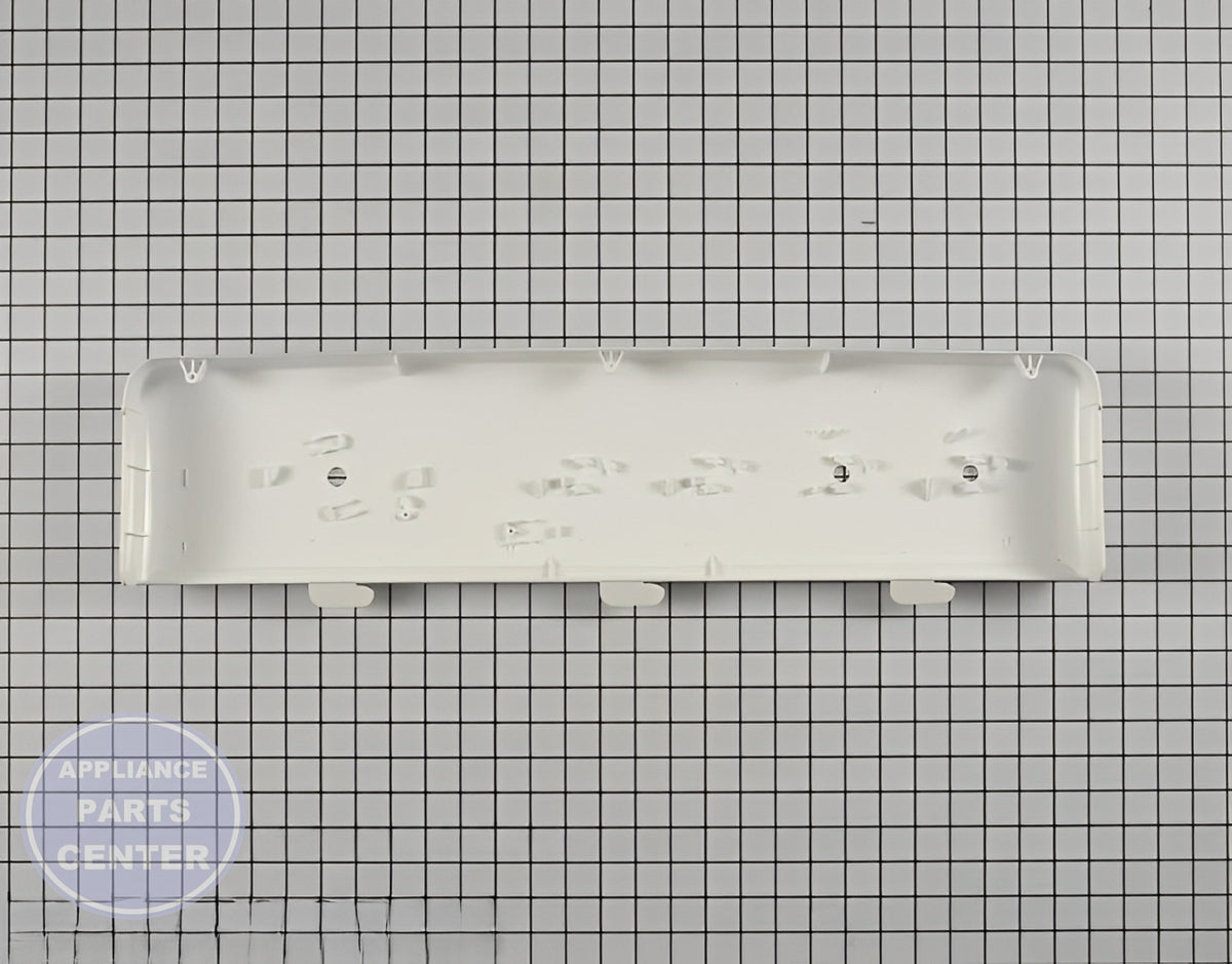 GE WASHER WHITE CONTROL PANEL BACKSPLASH WE19M1678 - Detailed view of sturdy construction