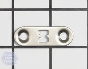 GE STRIKE PLATE WITH STRIKE HOLE WE1M570 - Main view showing secure latching for GEN Dryers