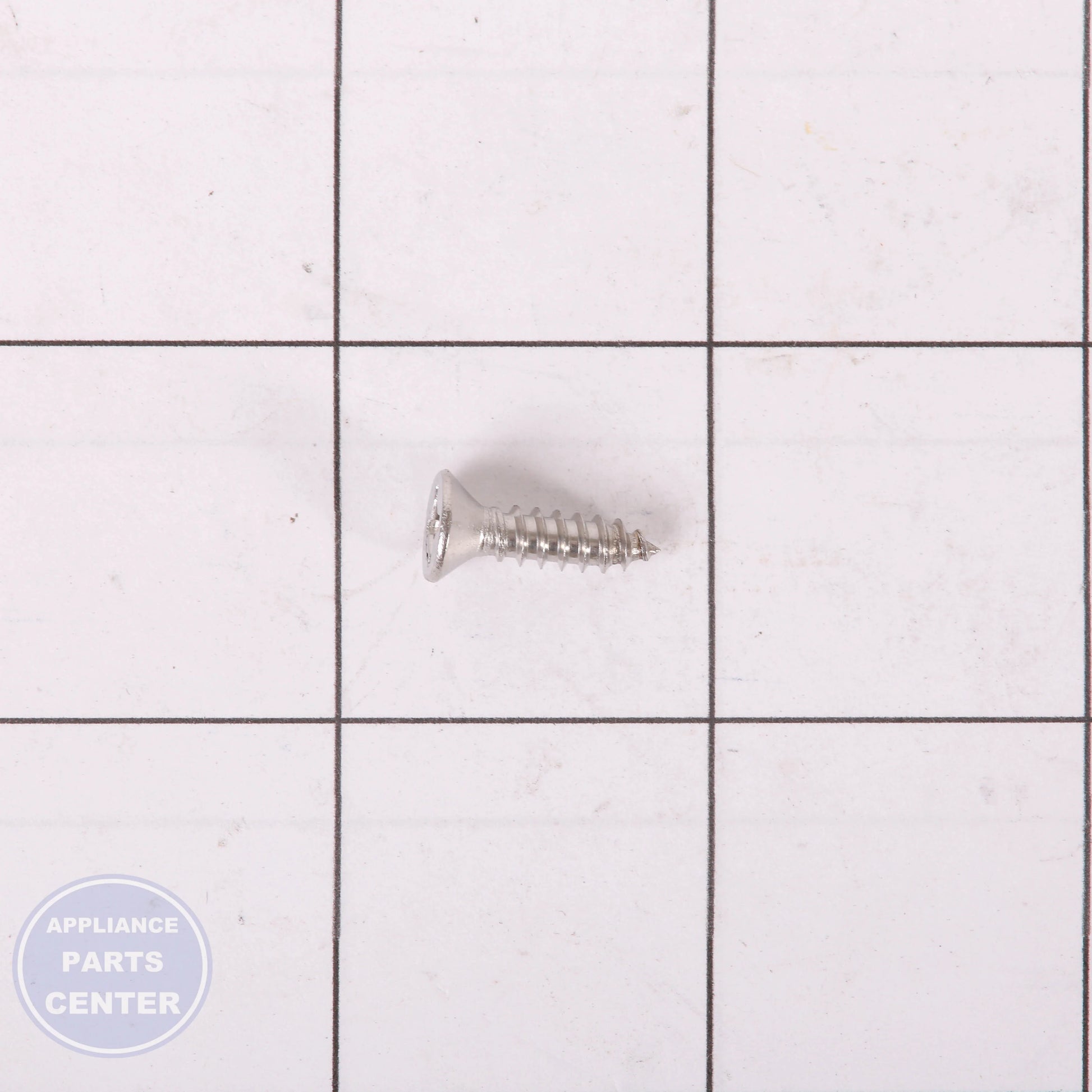 SCREW 8 X 5/8 SS DOOR H WE1M582 - Detailed view of stainless steel construction