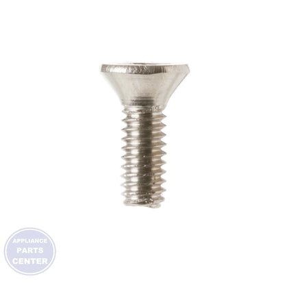 SCREW 8-32 X 1/2 HINGE WE1M583 - Side view with exact measurements of 8-32 x 1/2 inches