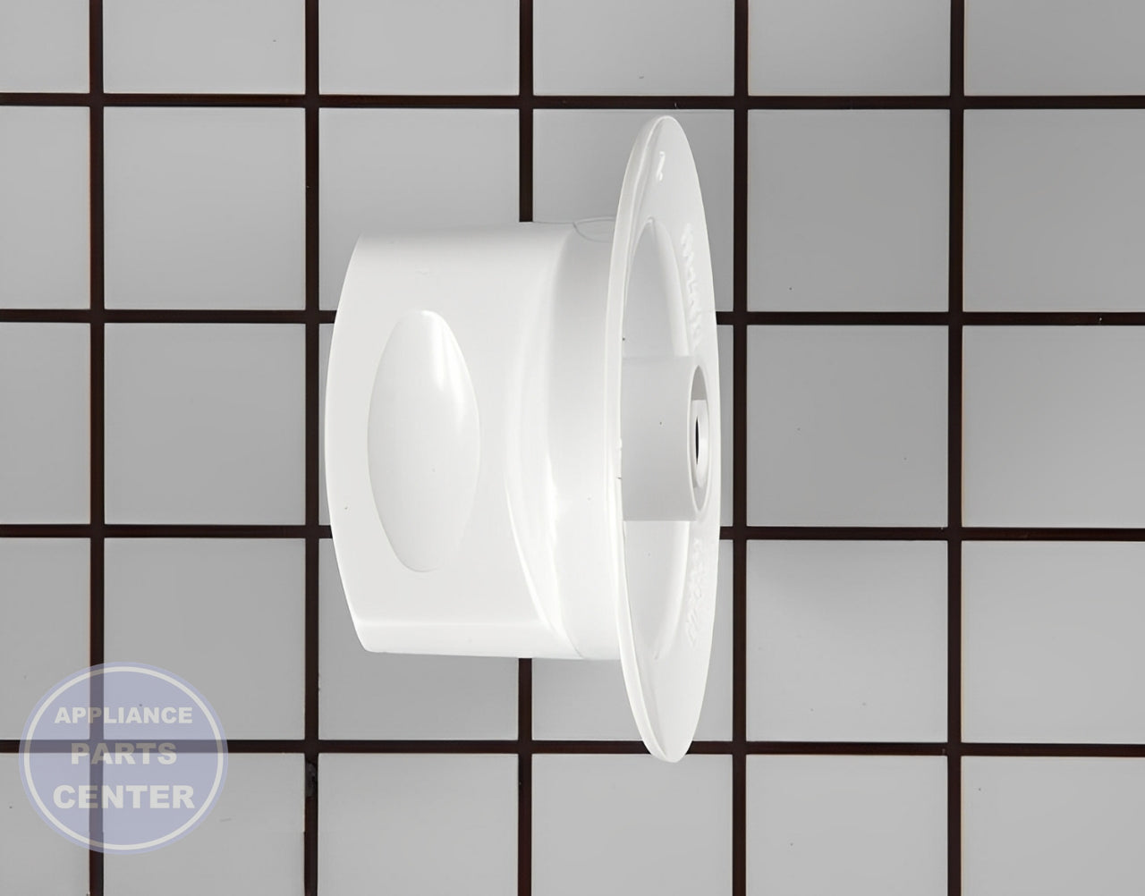 GE DRYER TIMER CONTROL KNOB WE1X1263 - Detailed view of knob and button assembly