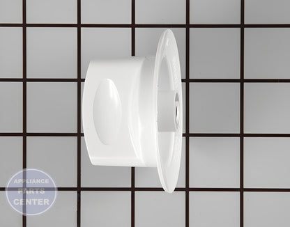 GE DRYER TIMER CONTROL KNOB WE1X1263 - Detailed view of knob and button assembly