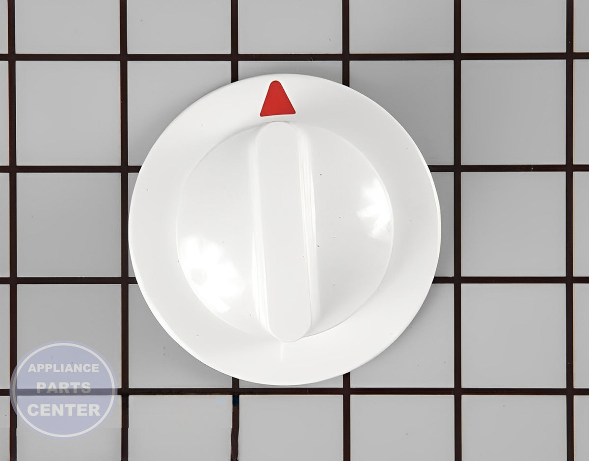 GE DRYER TIMER CONTROL KNOB WE1X1263 - Main view showing knob and dial for specific models