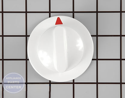 GE DRYER TIMER CONTROL KNOB WE1X1263 - Main view showing knob and dial for specific models
