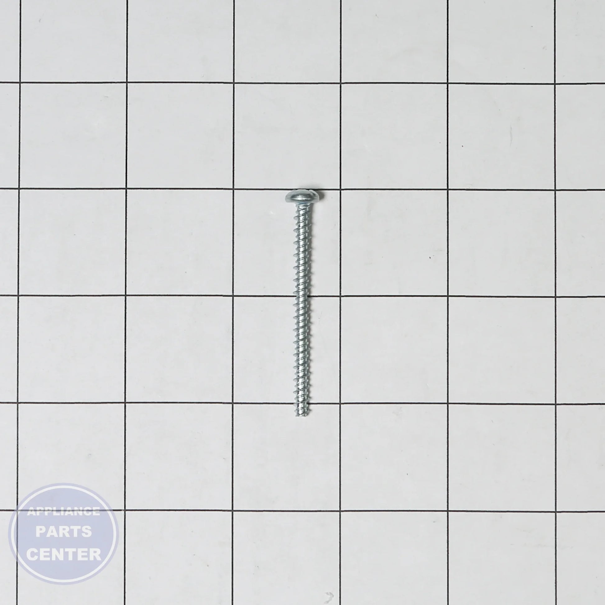 SCREW CENTER KNOB AREA WE2M264 - Side view with precise measurements