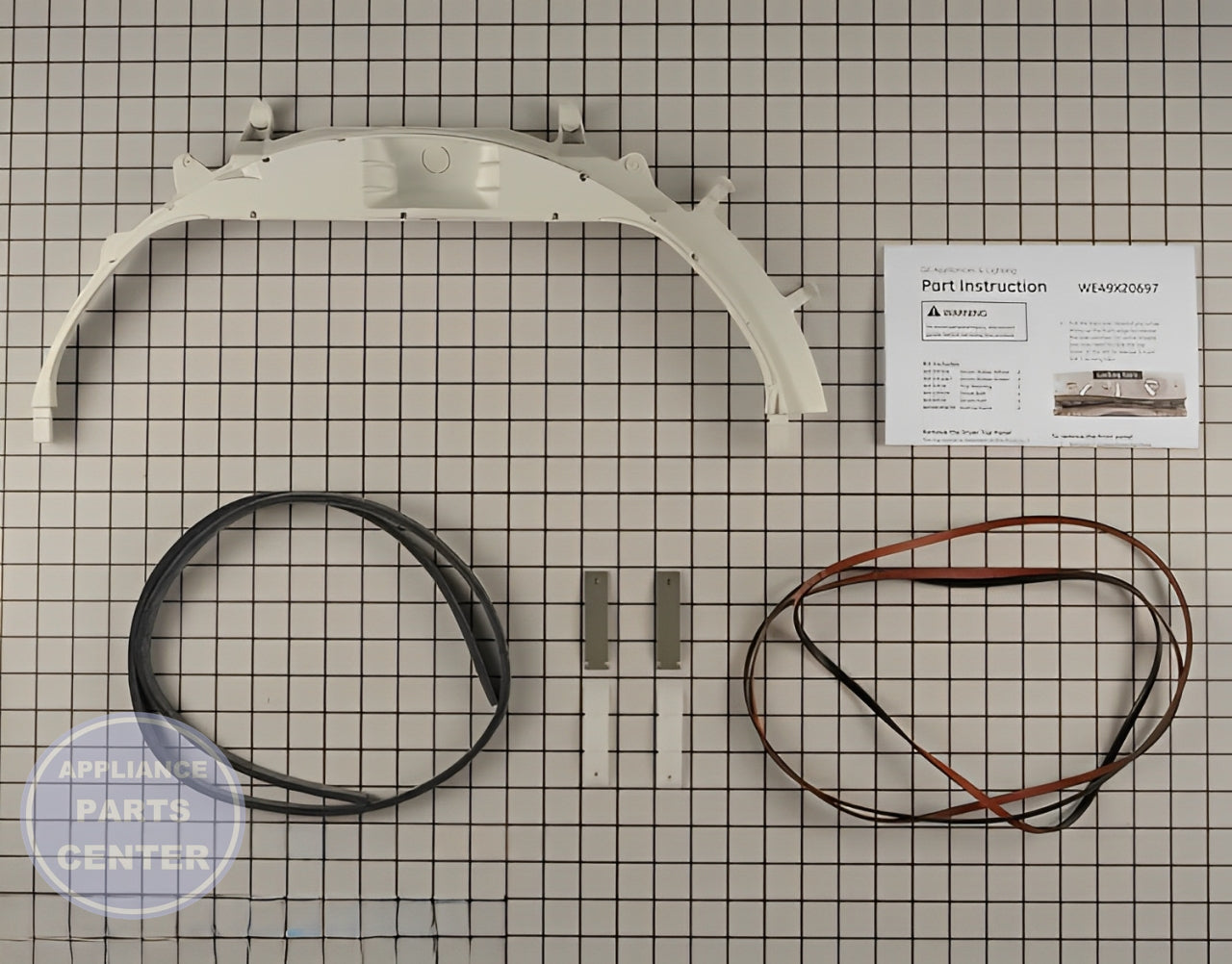 GE DRYER BEARING REPAIR KIT WE49X20697 - Main view showing smooth operation for GEN Dryer models