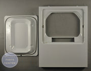 GEH FRONT PANEL AND INNE WE49X22295 - Main view showing sleek design for GEH Dryer models