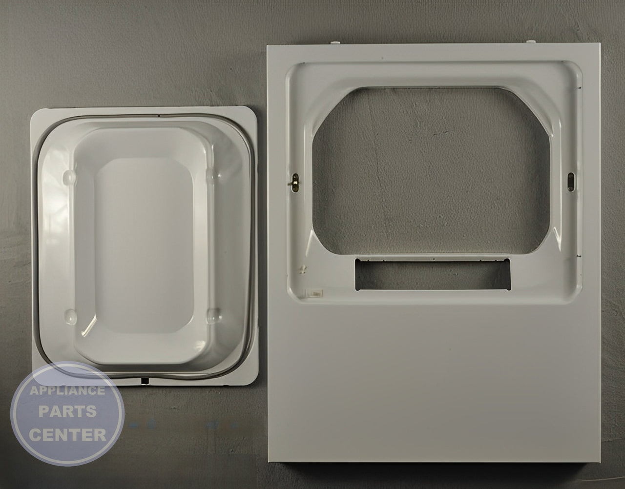 GEH FRONT PANEL AND INNE WE49X22295 - Main view showing sleek design for GEH Dryer models