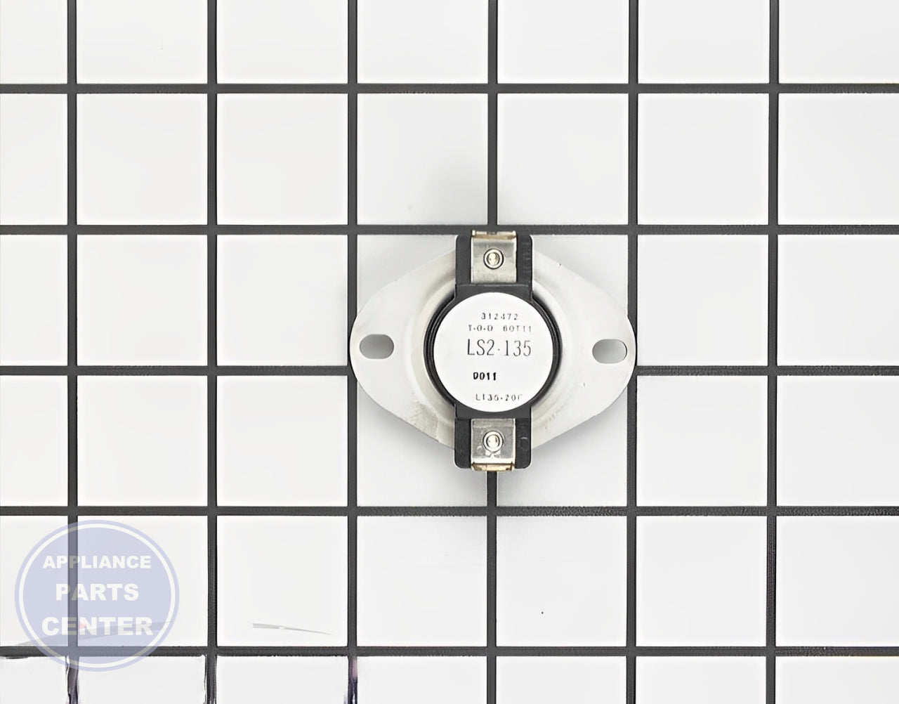GE Cycling Thermostat WE4M127 - Main view showing precise temperature control for GE, Kenmore, Hotpoint, RCA dryers