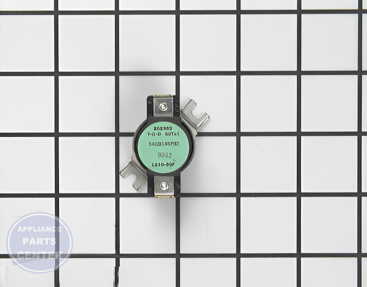 GE DRYER THERMOSTAT WE4M160 - Main view showing precise heat regulation for specific models