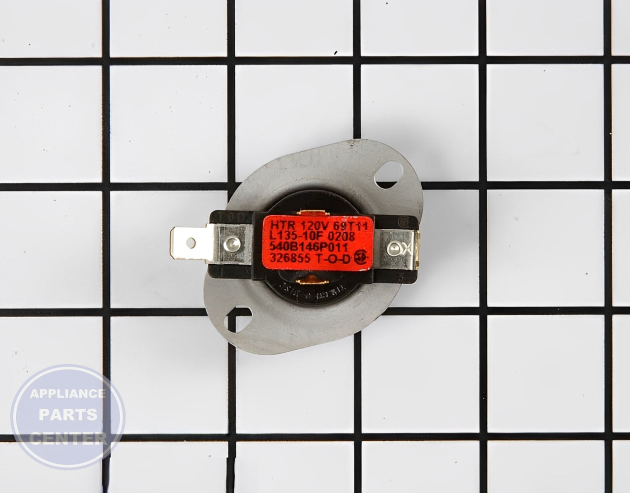 GE DRYER BIAS THERMOSTAT WE4M216 - Main view showing precise temperature control for GE Dryers