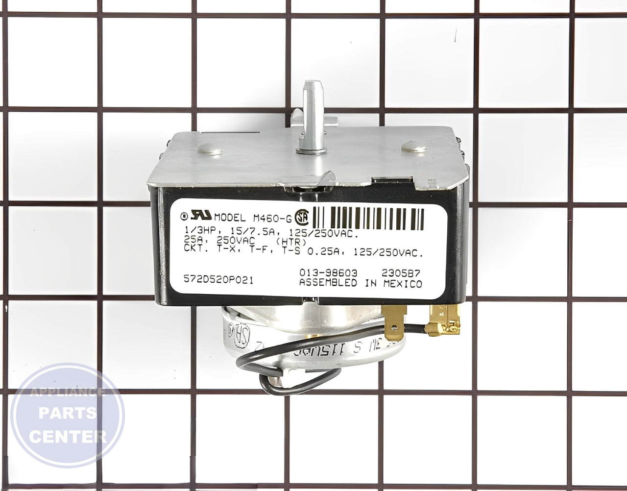 Timer WE4M271 - Detailed view of circuit board and timer assembly