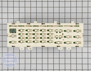 GE Dryer User Control and Display Board WE4M296 - Main view showing circuit board and timer for GE Dryer models