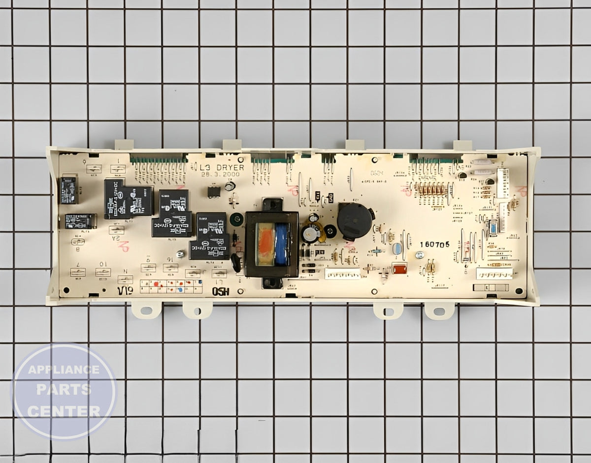 User Control and Display Board WE4M296 - Detailed view of the circuit board and timer functionality