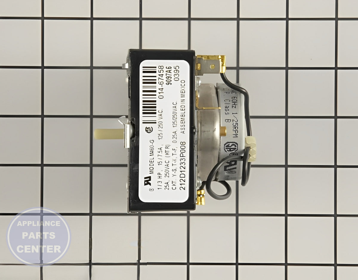 GEH TIMER PLAS. SHAFT WE4M360 - Main view showing precise timing for GEH Dryer