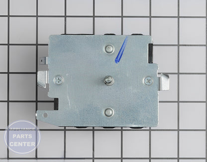 GE Dryer Timer WE4M370 - Installation in GE Model X showing key mounting points