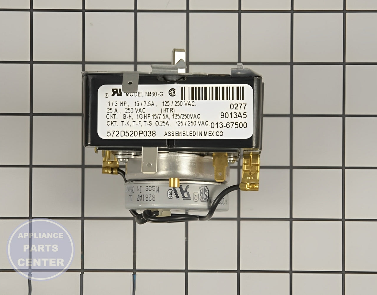 GEH DRYER TIMER WE4M377 - Main view showing precise control for GEH Dryer models
