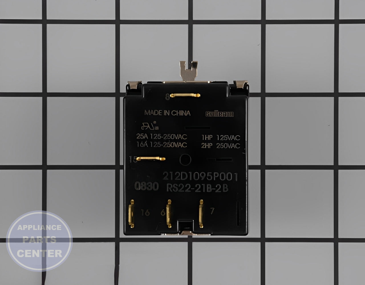 Selector Switch WE4M403 - Side view with precise dimensions and electrical specifications