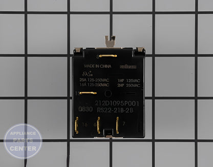 Selector Switch WE4M403 - Side view with precise dimensions and electrical specifications