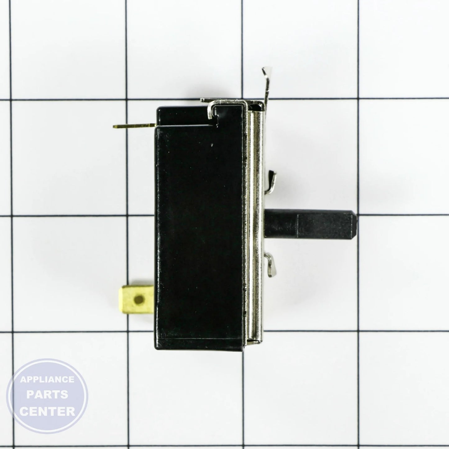 GEH ROTARY START SWITCH LONG WE4M412 - Installation in GEH DX model showing key mounting points