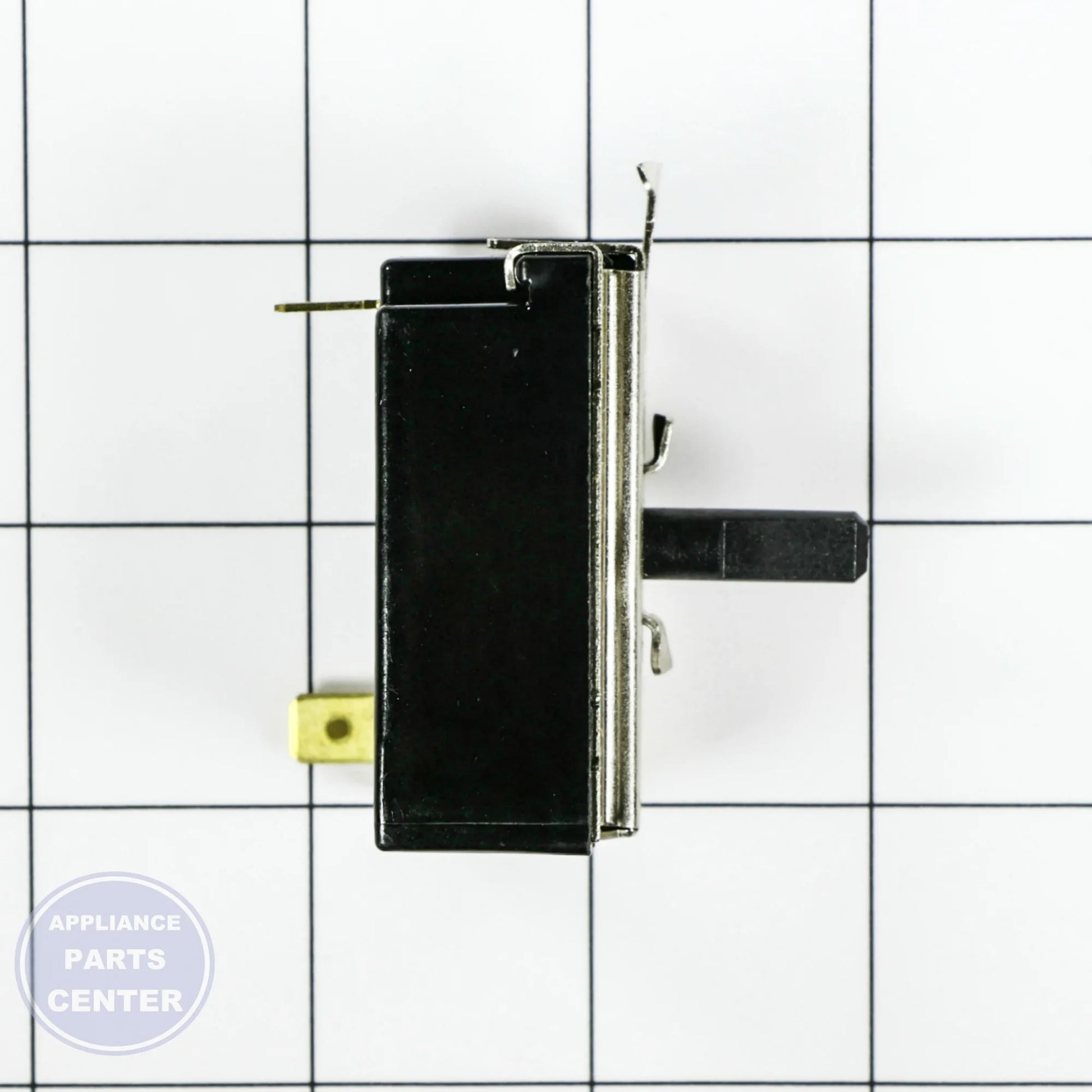 GEH ROTARY START SWITCH LONG WE4M412 - Installation in GEH DX model showing key mounting points
