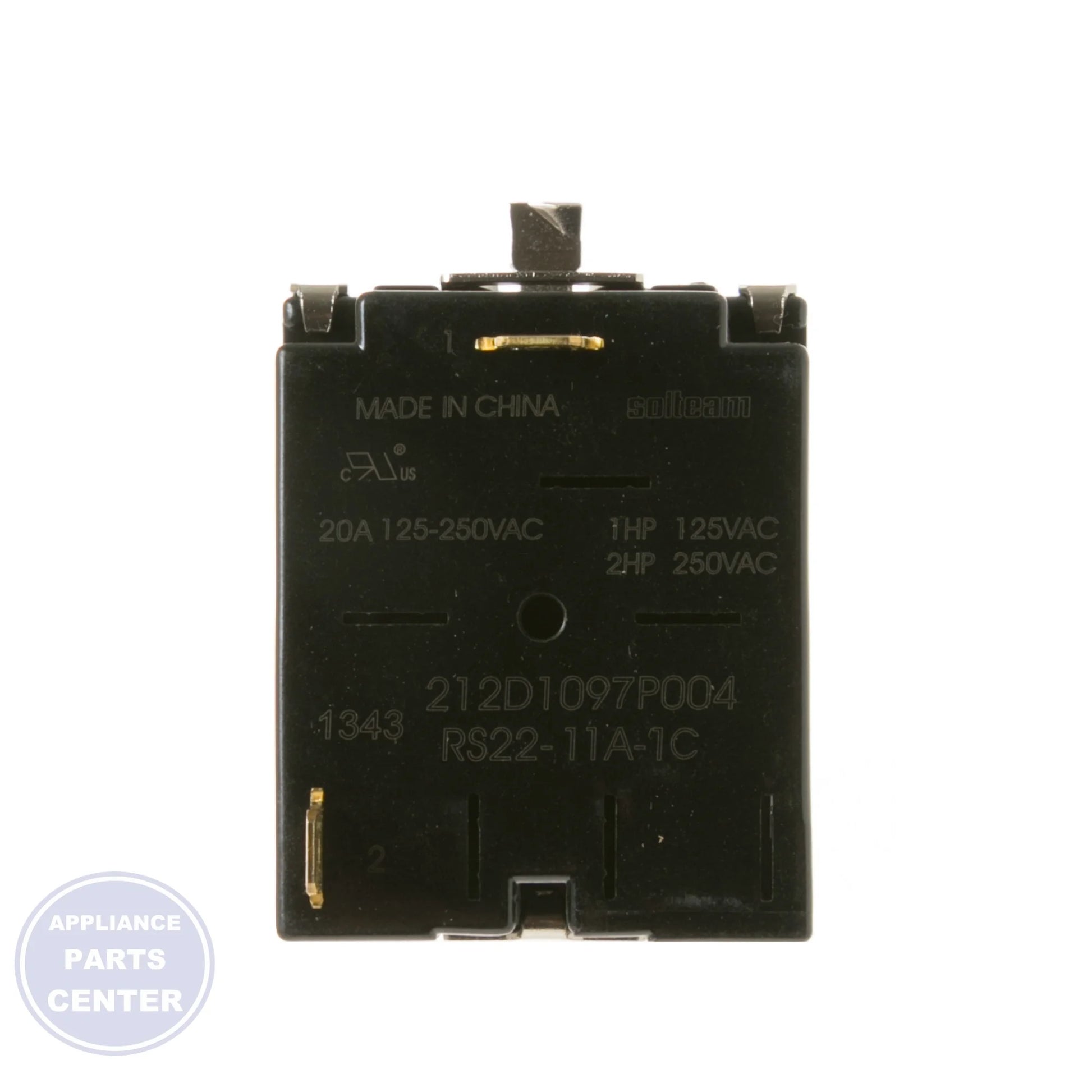 GEH ROTARY START SWITCH LONG WE4M412 - Installation in GEH DX model showing key mounting points