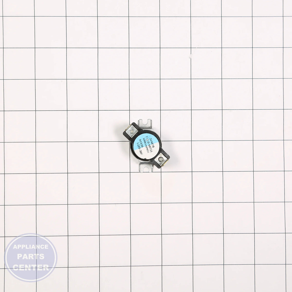 THERMOSTAT INLET WE4M450 - Side view with precise measurements
