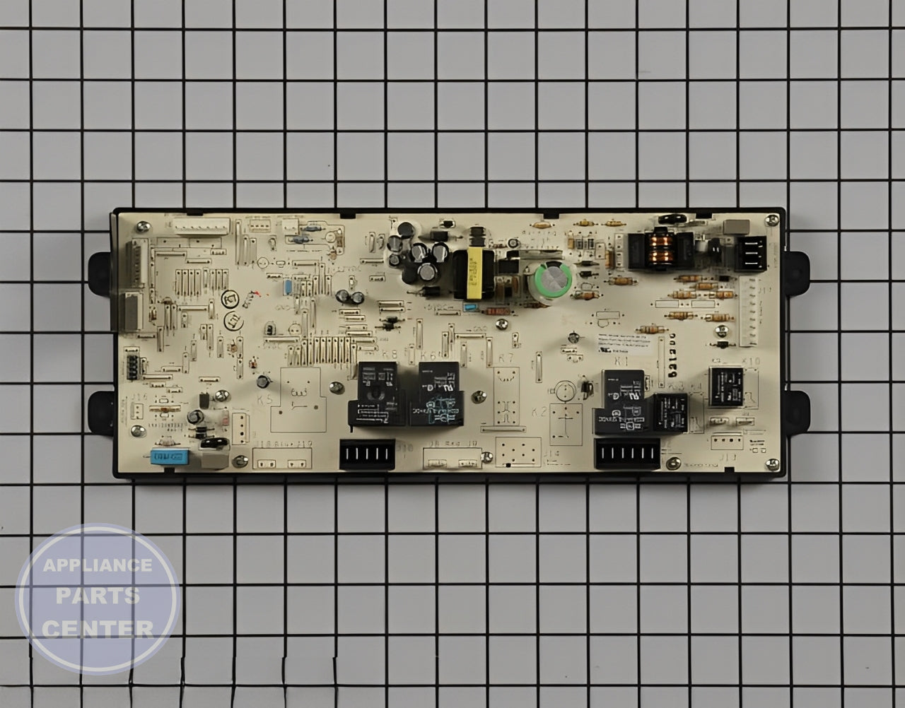 GEH MAIN POWER BRD ASM ELECT WE4M511 - Main view showing circuit board and timer for GEH dryers