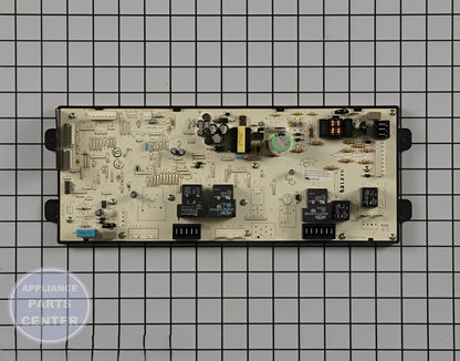 GEH MAIN POWER BRD ASM ELECT WE4M511 - Main view showing circuit board and timer for GEH dryers
