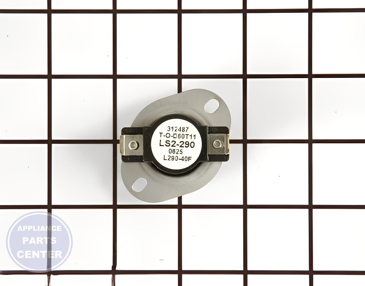 GE Dryer Thermostat WE4M80 - Main view showing temperature control feature for specific models