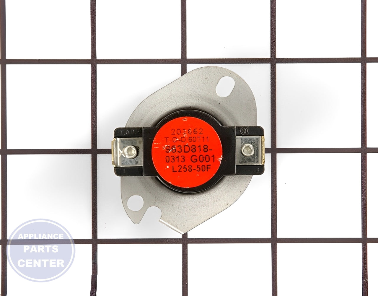 GE High Limit Thermostat WE4X584 - Main view showing precise temperature control for multiple models
