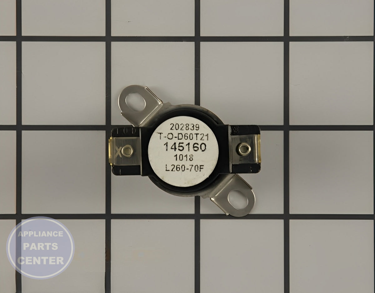 GE DRYER HIGH LIMIT SAFETY THERMOSTAT WE4X757 - Main view showing temperature control for GEN models