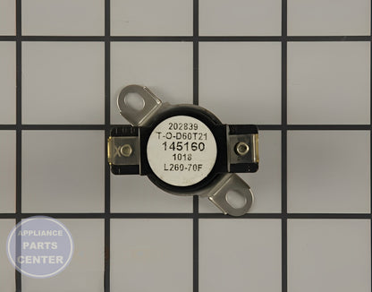 GE DRYER HIGH LIMIT SAFETY THERMOSTAT WE4X757 - Main view showing temperature control for GEN models