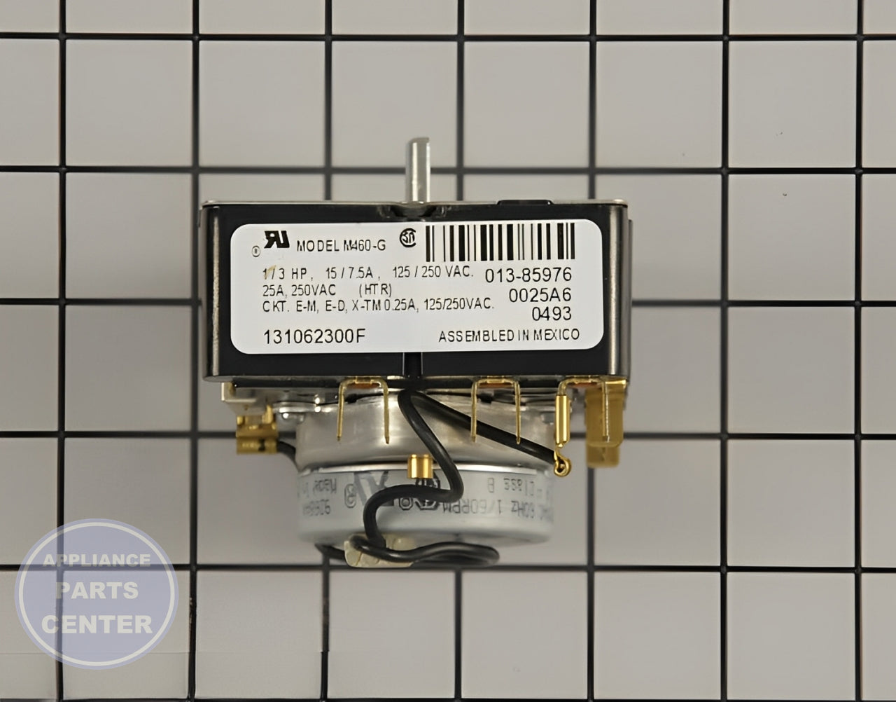GEH DRYER TIMER WE4X775 - Main view showing precise timing for GEH specific models