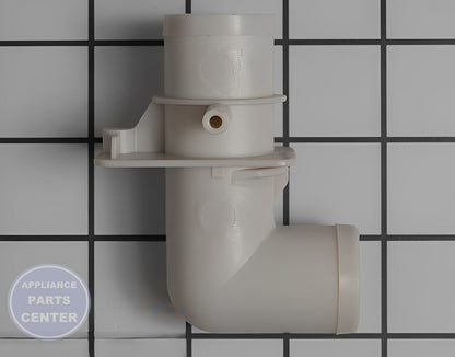 GEH DRAIN_HOSE_COUPLING WH01X10266 - Main view showing water flow efficiency for GEH models
