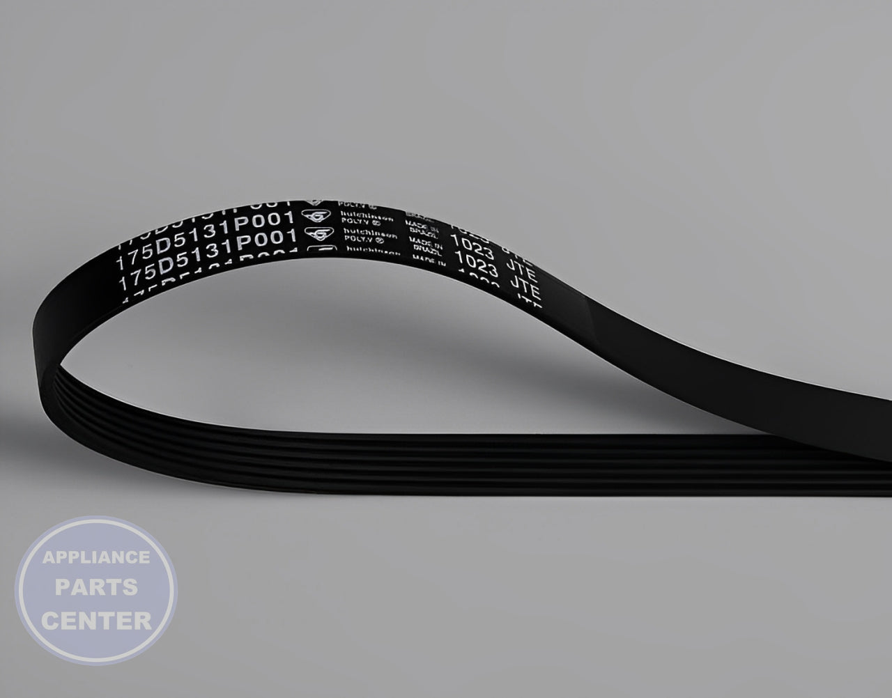 GE WASHER 6 RIB BELT WH01X10302 - Main view showing heavy-duty design for [specific models]