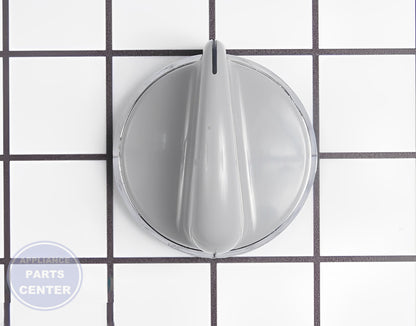 GE WASHER DRYER GRAY KNOB AND CLIP ASSEMBLY WH01X10462 - Detailed view of high-quality technical details