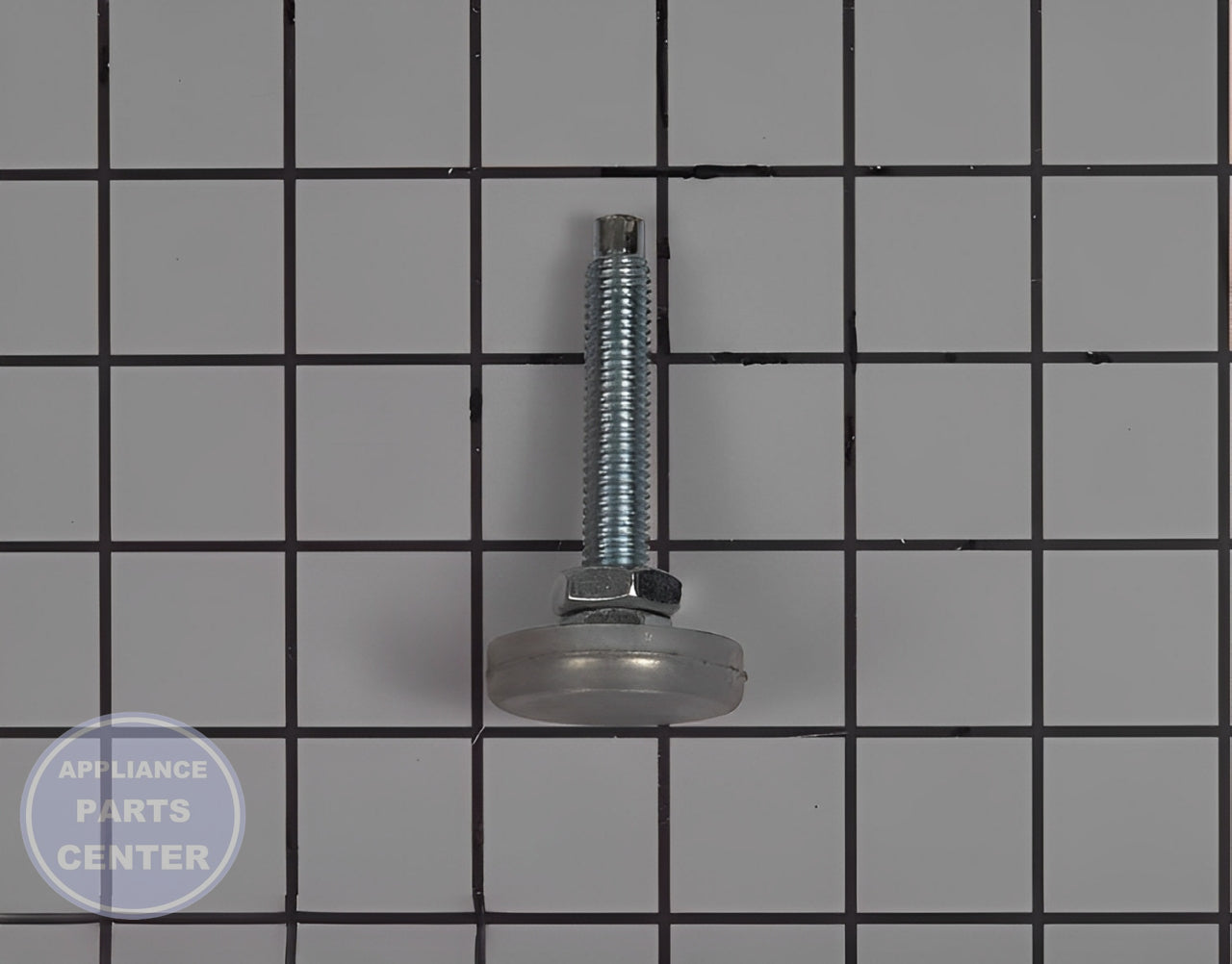 GE Leveling Leg WH01X10594 - Main view showing 2-inch diameter for GE, Kenmore, Hotpoint, Crosley models