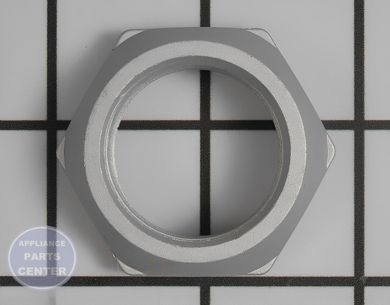 GE WASHER HUB NUT WH01X10618 - Main view showing secure fit for GE Washer/Dryer Combo