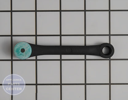 GE WASHER SHOCK STRAP WH01X20438 - Side view with precise suspension measurements