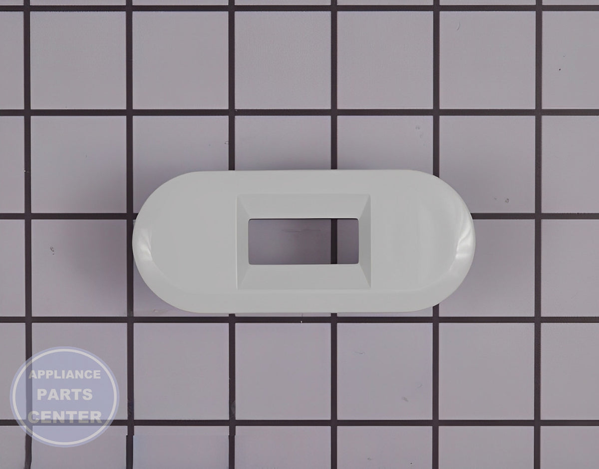 GE WASHER LID LOCK BEZEL WH01X24381 - Main view showing secure closure for GE Washing Machine