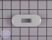 GE WASHER LID LOCK BEZEL WH01X24381 - Main view showing secure closure for GE Washing Machine