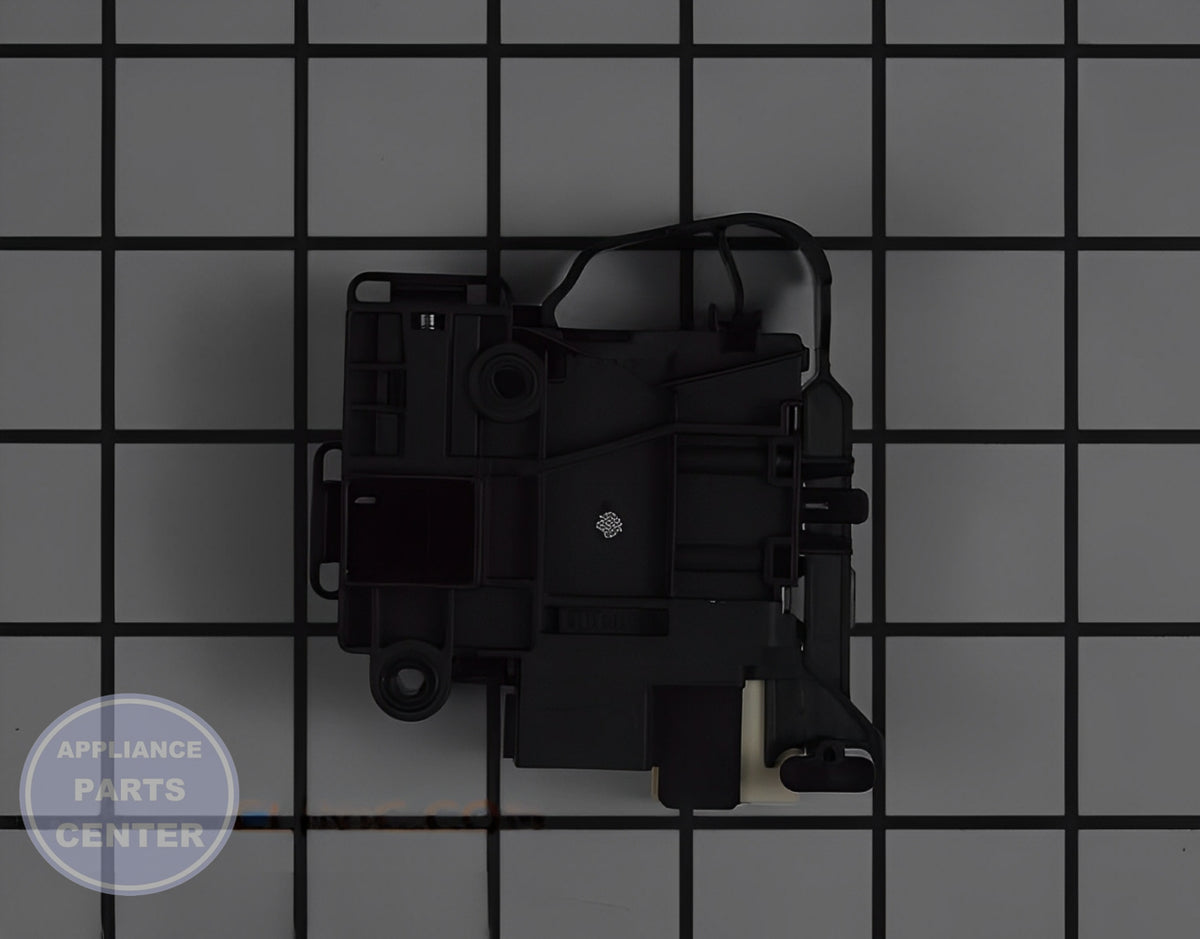 GE WASHER DOOR LOCK WH01X28354 - Side view with sturdy construction