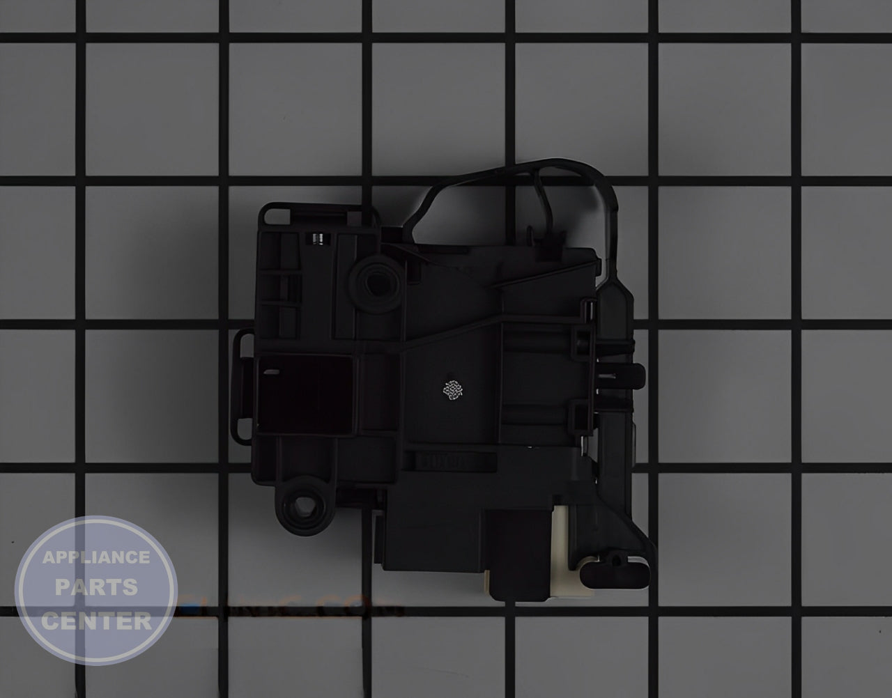 GE WASHER DOOR LOCK WH01X28354 - Side view with sturdy construction