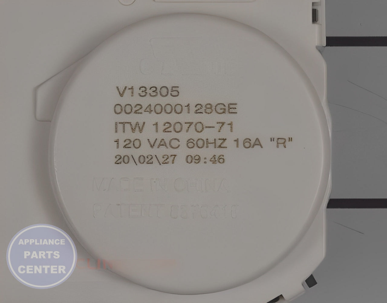 GE DOOR LOCK WH01X29528 - Detailed view of high-quality latch mechanism