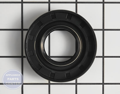 GE WASHER TUB SEAL GASKET WH02X10383 - Side view with precise measurements